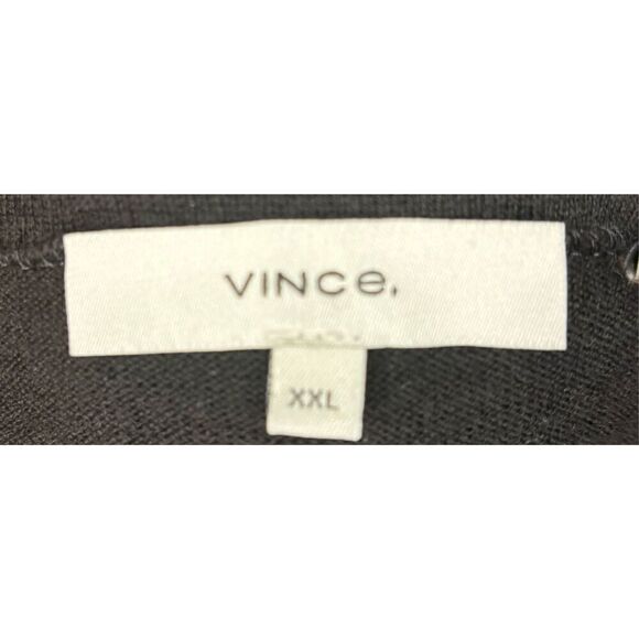 Vince Black Bouclé Wool-Blend Boat-Neck Sweater in Black NWT Size XXL - Picture 5 of 7